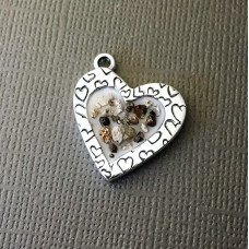 Ashes Heart Pendant - Handcrafted