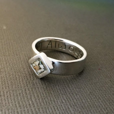 Ashes Ring - square