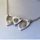 Triple Overlapping Heart Necklace