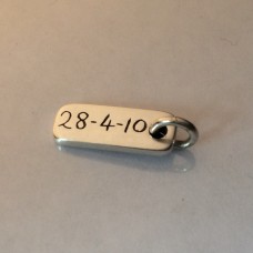 Little Engraved Tag Charm